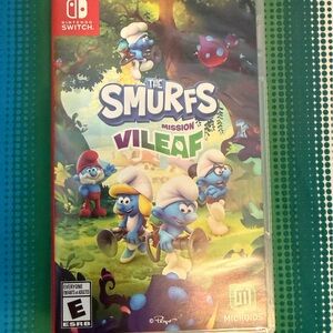 Nintendo The Smurfs: Mission Vileaf – Blue and Green Game Case